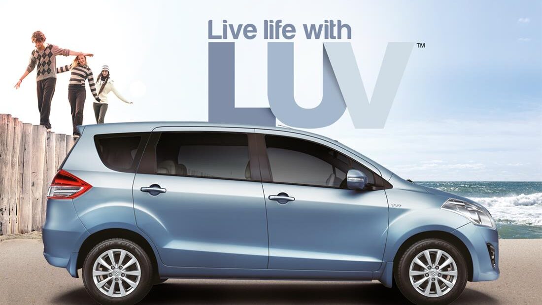 Ertiga rental car by time travel holidays